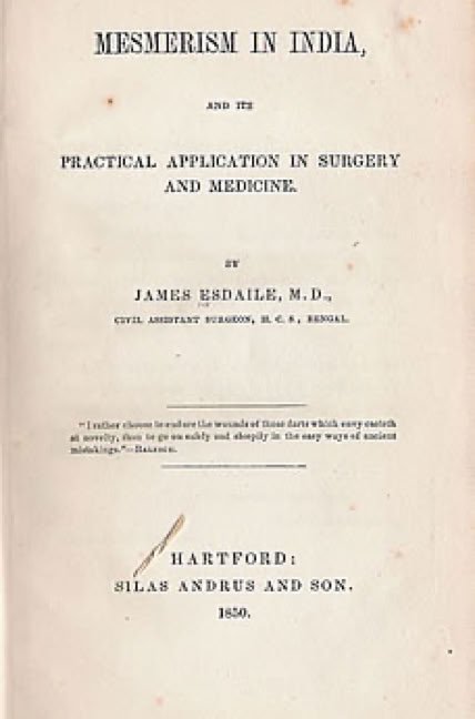 Buchcover James Esdaile. Selbsthypnose Hypnose Hamburg